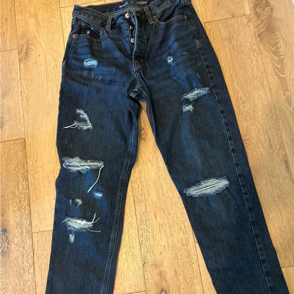 Women’s Distressed Blue Jeans - Picture 1 of 5